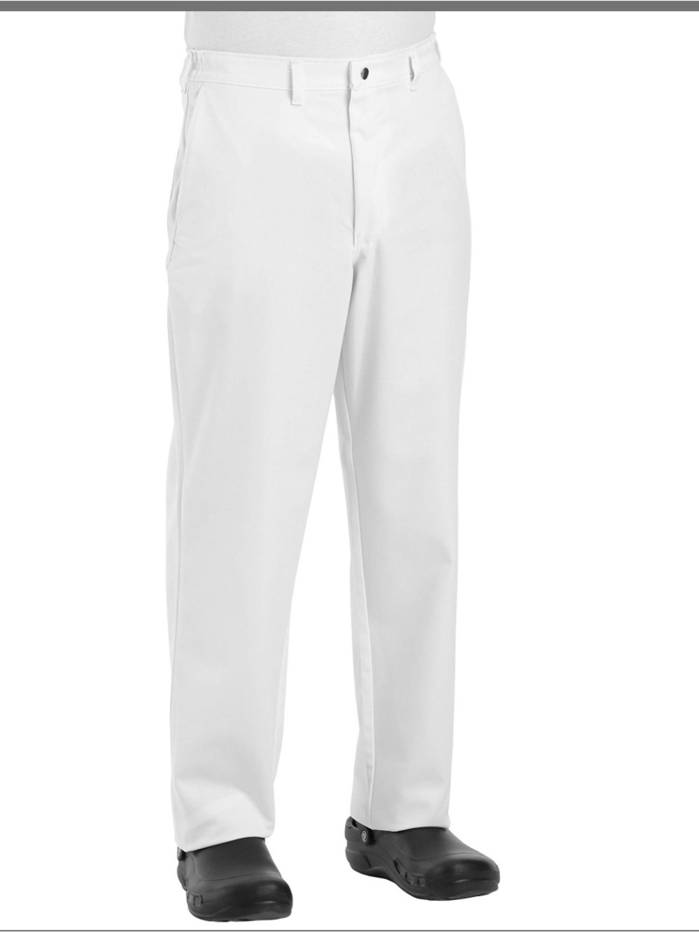 Chef Designs Men's Chef Pant, White, 32W X 30L- hardly worn